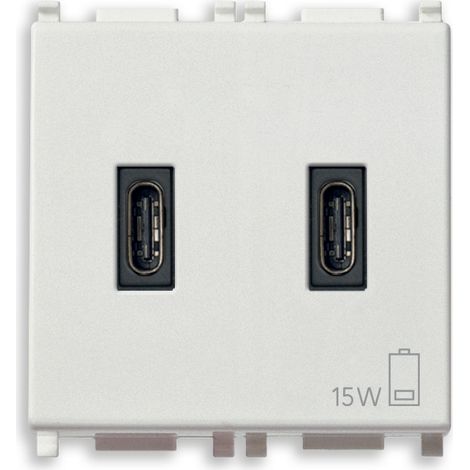 VIMAR - 14295.CC USB-C+C Netzteil 15W 3A 5V 2M weiß