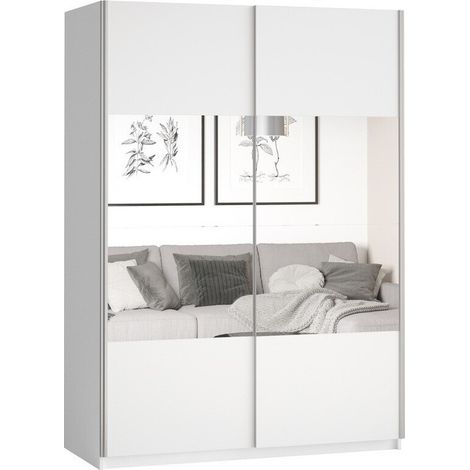 Armario Melvele 111 , 210x150x61cm, Puertas de armario: Correderas, Número de estantes: 0 (1/4)