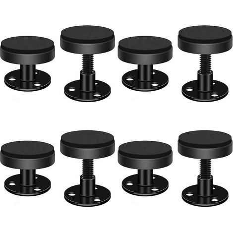 Lot de 8 entretoises murales, réglables, outils anti-tremblement, cadre de lit et pieds de meubles pour canapé, armoire, mur de chambre (1/5)