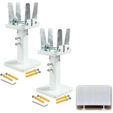 2 0Pieces 0Support 0de 0Radiateur, 0Support 0de 0Radiateur 0Réglables 0en 0Acier 0de 014 0à 021 0Cm, 0Kit 0de 0Pieds 0de 0Radiateur 0à 0Montage 0au 0Sol, 0Pieds 0de 0Radiator