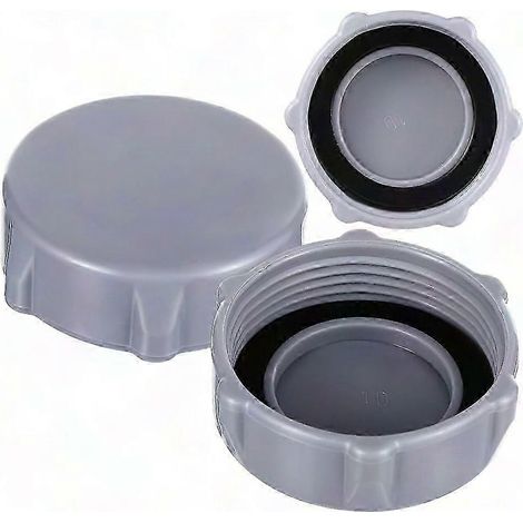 Couvercle de remplacement pour vanne de vidange de piscine, couvercle gris en plastique durable P6H1158, adapté à l'entretien de la piscine, modèle P01006 (1/5)