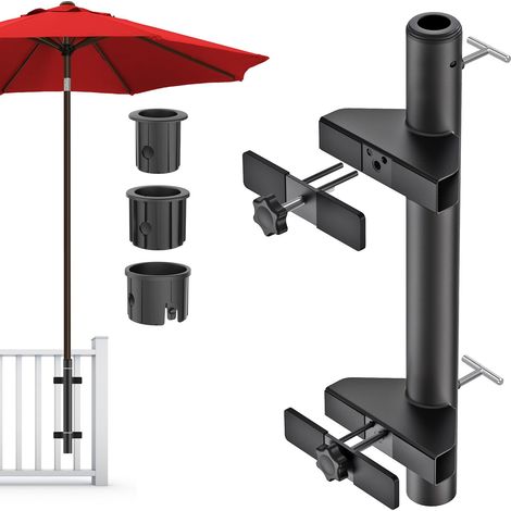 Pince Parasol Balcon Clip Fixation/Rambarde 7.4x5.1cm/Style A (1/5)