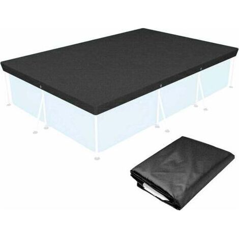 Bâche de Protection pour Piscine,300201cm Bâche Rectangulaire pour Piscine,Bache Hivernage Piscine Hors Sol,Couverture de Piscine Pliable et Imperméable étanche à l'eau et à La Poussière (1/4)