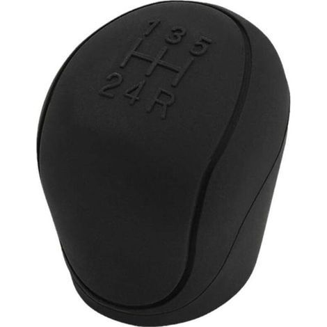 1PCS (Noir) Couvercle universel pommeau levier vitesse voiture en silicone souple automatique 5 vitesses pommeau levier vitesse capuchon anti-dérapant voiture levier levier vitesse Colorés (1/4)