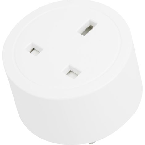 Prise connectée WiFi Prise intelligente UK, Commande à distance sans fil, Prise programmable 100-240V AC, Domotique, Compatible Smartphone, 1 pièce (1/5)