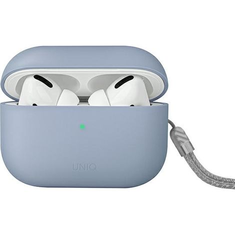UNIQ Lino AirPods Pro 2. Generation Silikonhülle (2022/2023) blau/arktisblau (1/5)