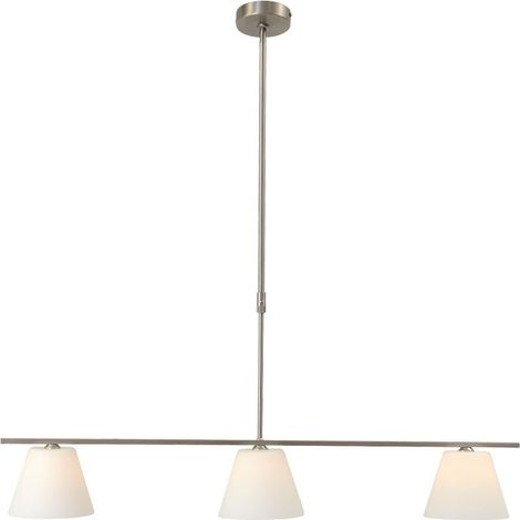 Lampe suspendue salle à manger Calabro Nickel à 3 ampoules - 2913-37-06-3 (1/3)