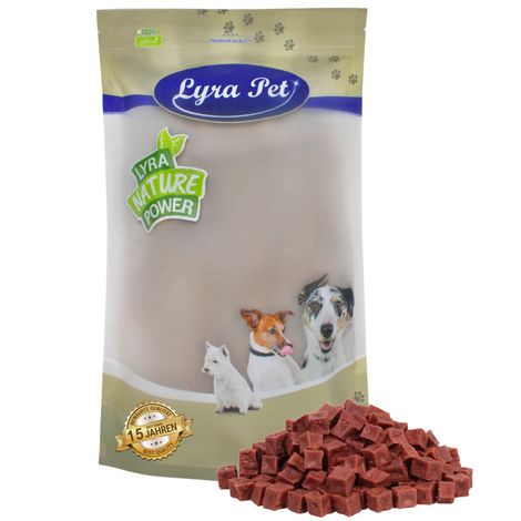 1 kg de cubes de viande de cheval Lyra Pet®
