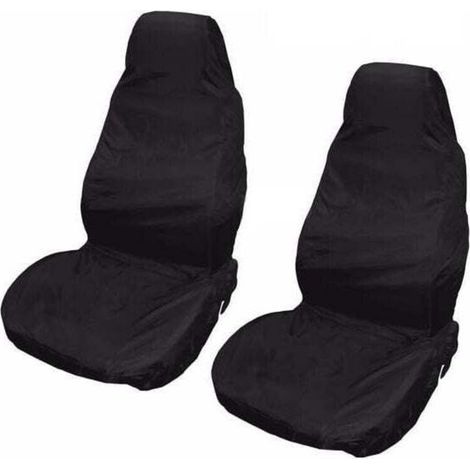 KZQ – Housses de siège auto universelles – Lot de 2 – Matériau indéchirable – Protection contre salissures – Lavable en machine 30°C