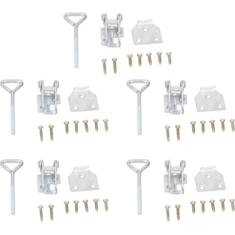 Hive Locking Fasteners, Hive Fasteners, Link Button, 5-Piece Supply Set, Bee Box Connector, Hive Connector Adapter