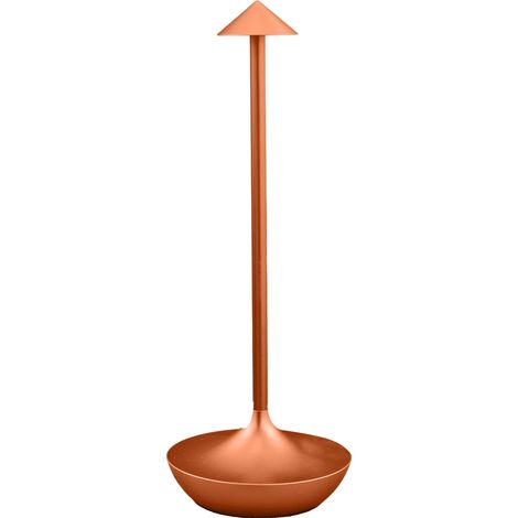 L'Arcolaio Lampada Touch Arrow D 11 Cm H 29 Cm Rust Bronzo