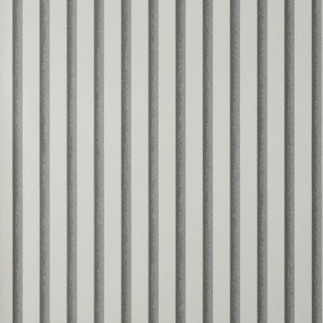 Fine Decor Acoustic Wood Panels Light Grey Wallpaper Modern Stylish Feature Wall