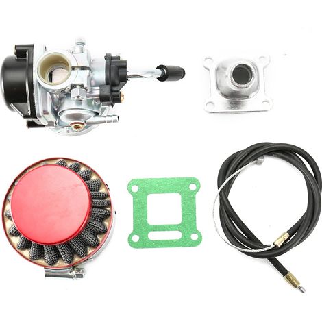 2-Takt-Motor, Vergaser, Luftfilter, Gaszug für General Pocket Bike ATV 49cc