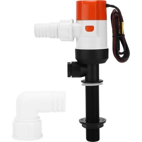 Pompe d'aération pour bateau de pêche, aérateur pour vivier, cartouche submersible, accessoires marins, 12 V, 1100 GPH (1/5)