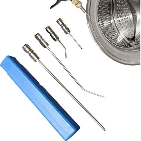High-pressure cleaner nozzle, quick-connect spray wand, 7 cm cleaning nozzle, durable cleaning tip, adjustable water spray tool, cleaning accessory (1/5)