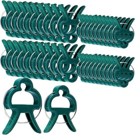 Clips de Plantes Durables,40PCS Jardin Clips Plantes,Clip de Support de Jardin,Clips de Support Réglable,Clips à Plantes de Jardin,Clip de Support de Plante,Clips pour Fixer Les Plantes Grimpantes (1/5)