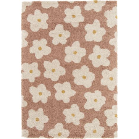 Tapis contemporain à motif floral - 120x170cm - Flora II (1/5)