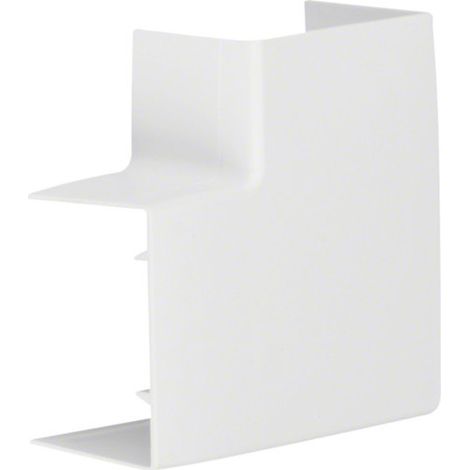 Hager LFF4006059016 Angle plat blanc 57x40 mm