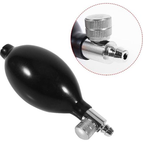 Válvula de pera de presión, válvula de liberación de pera de presión de repuesto, presión manual, bomba grande para inflado manual con brazalete (1/4)