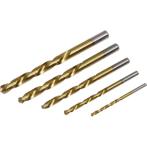Sealey AK8189 Left-Hand Spiral Drill Bit Set 5pc