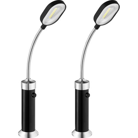 Magnetic BBQ Lights - Pack of 2 Super Bright Battery Operated COB LED Lights with Magnets on the Base. (1/5)