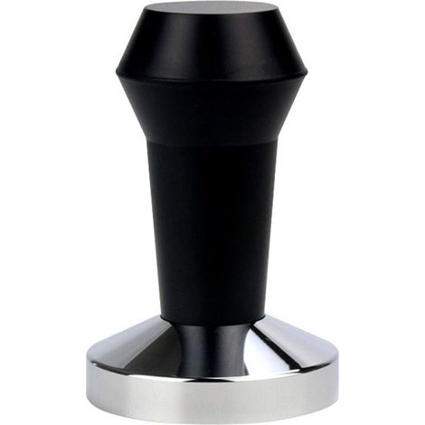 Espresso Café Tamper Noir Rouge Acier Inoxydable ABS Poignée Machine Presse Base Plate Barista Fabricant Accessoires(51MM ) (1/5)