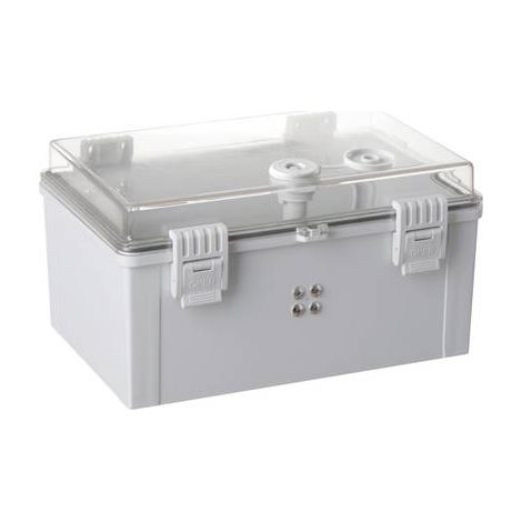 TRU COMPONENTS TC-PSC-20X30X16 ARMOIRE DE COMMANDE 200 X 300 X 160 ABS, POLYCARBONATE GRIS CLAIR 1 PC(S)