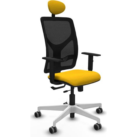 Chaise ergonomique piqueras y crespo Motilla noir mousse découpée (1/2)