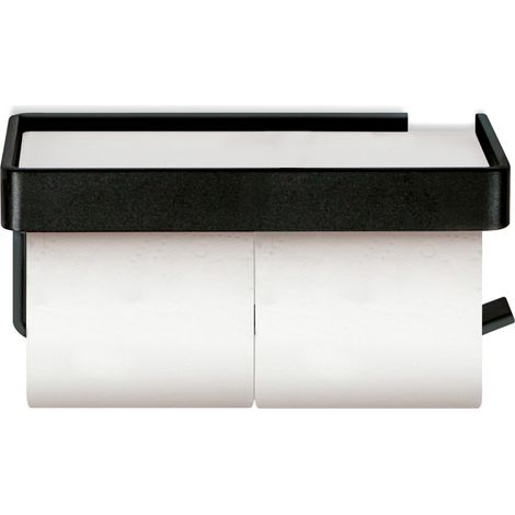 BELTRAN 11551 TURIN Portarrollo Doble Sin Defensa Negro/Blanco - ref: 064-11551