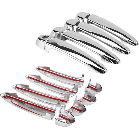 8 pièces Couvre-poignées de porte chromé pour BMW X1 X3 X5 X6 (2010-2013) - Accessoire auto (1/5)