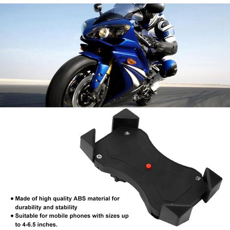 Support universel étanche pour téléphone et GPS de moto (type guidon) (1/5)
