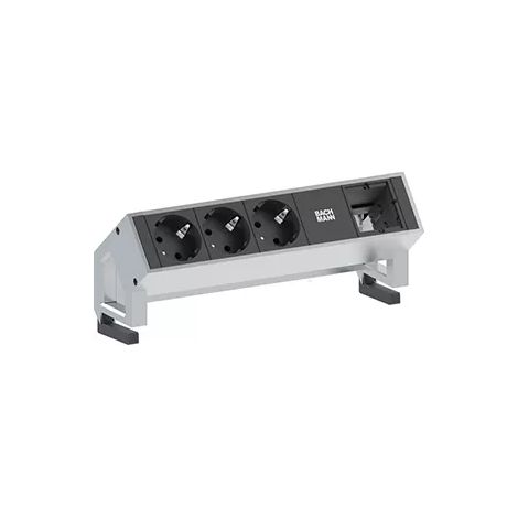 BACHMANN Bachmann DESK 2 Steckdoseneinheiten unbestückt (902.400) (1/2)