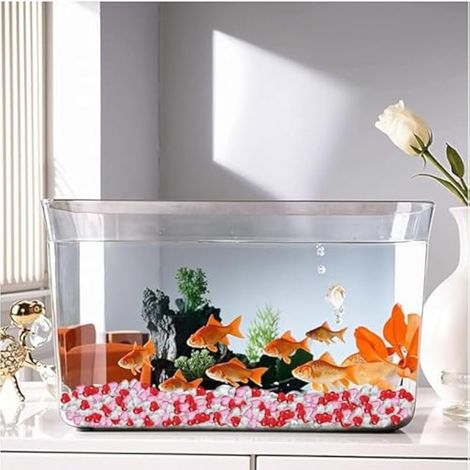 500 pierres précieuses en forme de cœur, galets décoratifs pour plantes, aquariums, mariages, décoration intérieure, bricolage, etc. (1/3)