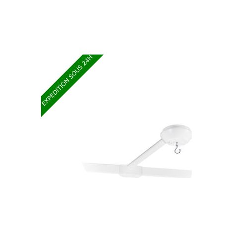 Point de centre DCL en plastique – Connecteur et crochet de fixation – Pour moulure Keva – Installation électrique simplifiée – Planet Wattohm