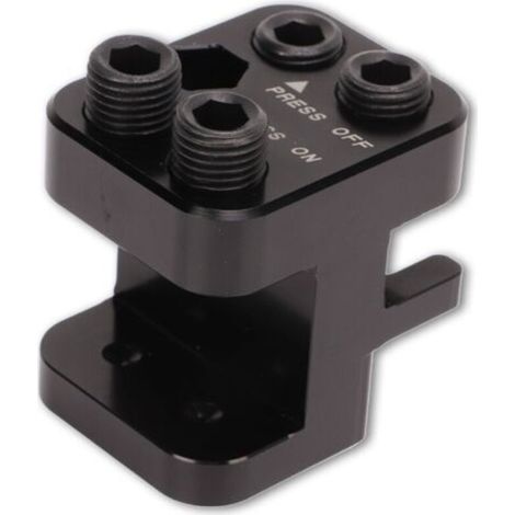 Outil principal de tension de chaîne pour motocyclettes et VTT – Maillons en aluminium anodisé noir compatibles avec chaînes 520, 525 et 530 (1/2)