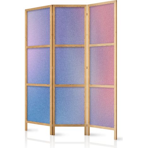 Japanischer Paravent artgeist 135x172 cm Farbverlauf Flanell
