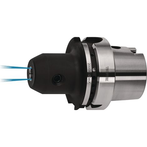 TECWERK Flächenspannfutter DIN 69893A Weldon Spann-Ø 16 mmHSK-A63 Auskraglänge 80 mm mit Innenkühlung
