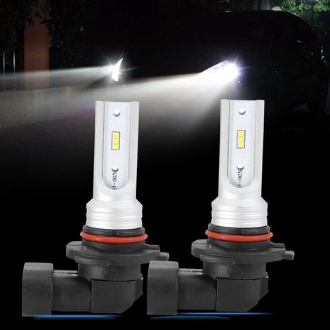 2 pièces Ampoule LED 9005 HB3 72W 6000K Blanc Lumière de Brouillard avec Décodeur (1/5)