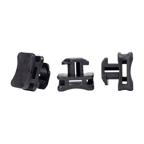 HellermannTyton ACFM2W10PT6 sujeción de cable negro poliamida