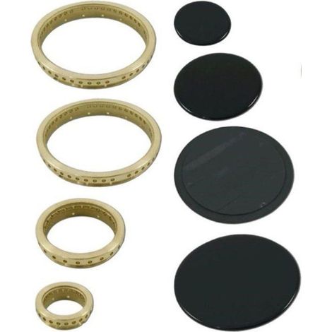 SPARTIFIAMMA ANELLI +PIATTELLI CUCINA GAS LOFRA 2 GRAND NO ORIGINALI 4 PZ S 4716 (1/2)