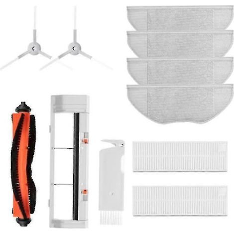 Compatible avec l'aspirateur robot Xiaomi Mijia G1 Mjstg1 : brosse latérale principale, filtre et serpillère inclus. (1/4)