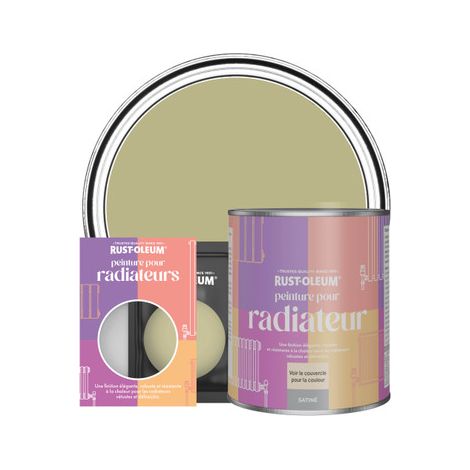 Peinture pour Radiateur, Finition Satinée - Vert Sauge (1/3)