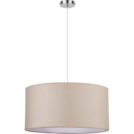 Colgante Con pantalla en beis modelo Chanza FABRILAMP