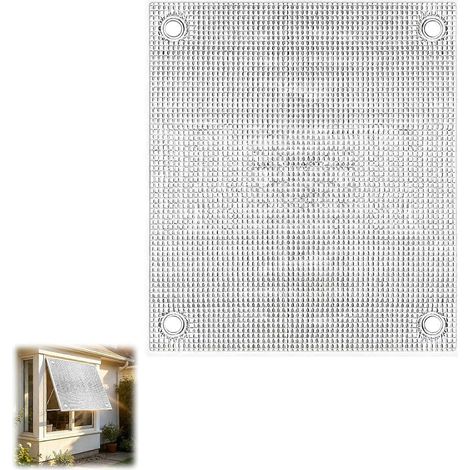 Film occultant pour fenêtres camping-car protection thermique anti-UV aluminium isolant occultant 60 x 100 cm (1/5)