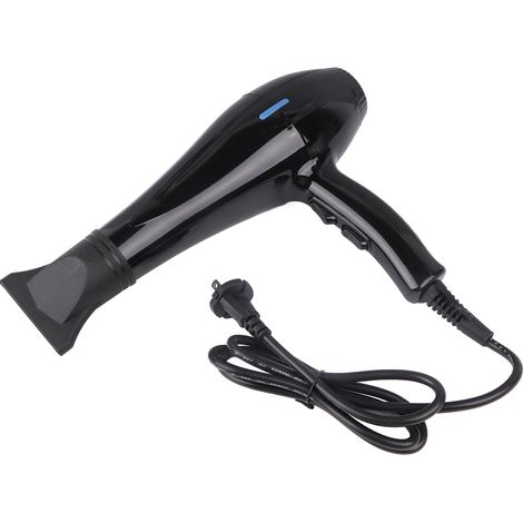 Sèche-cheveux à ions négatifs, séchage rapide, silencieux, idéal pour un usage domestique, noir, prise américaine, 110 V (1/5)