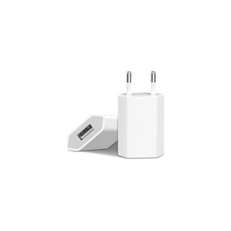 2 Pack Prise Chargeur, Adaptateur USB, Bloc Embout Secteur USB-A 5V 1A Universel (1/5)