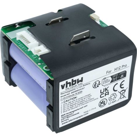 vhbw Batterie compatible avec Dreame W2335D aspirateur (3,7Ah, 21,6V, Li-ion)