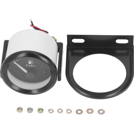 Dilwe 2 Pouces Indicateur de Carburant de Réservoir de Gaz de Gabarit de Carburant avec Rétroéclairage LED pour les Modèles Modifiés à l'. (1/5)