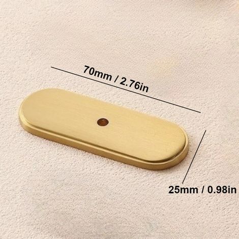 (Base-Gold-B-1 pièce) Boutons et poignées en laiton massif de style nordique pour tiroirs et commodes poignées de meubles en bronze poignées créatives et luxueuses pour armoires de cuisine. (1/5)