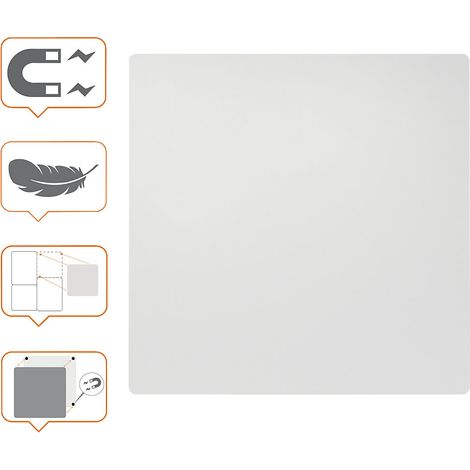 nobo, Tableau blanc, modulaire/sans cadre, acier laqué, blanc (1/5)